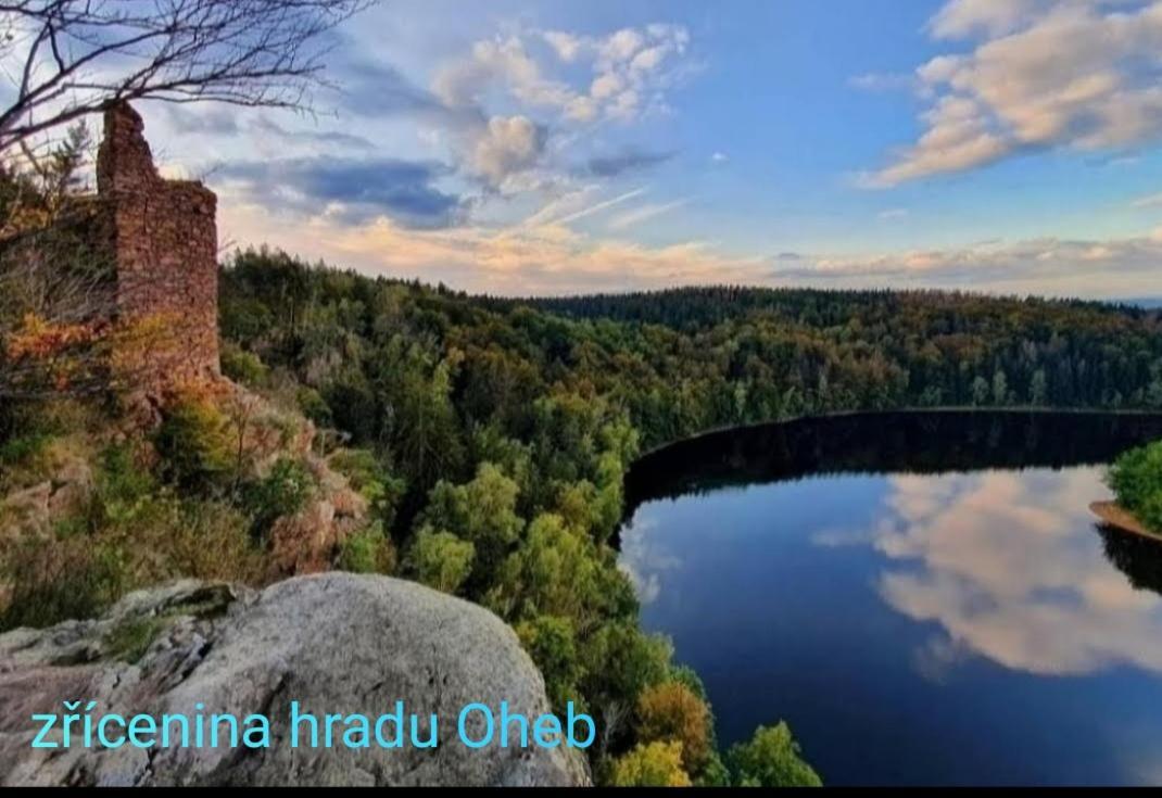 Apartmanova Chata Secanda S Bazenem, U Secske Prehrady Екстер'єр фото